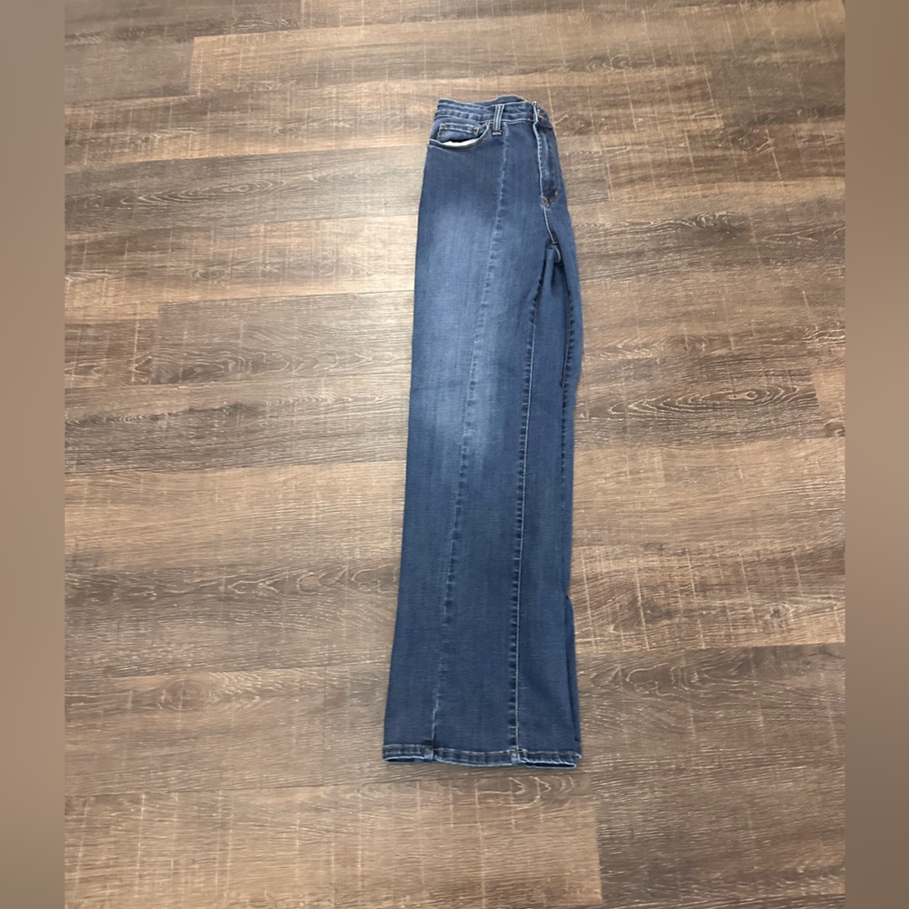 Judy Blue Medium Wash Wide Leg Jeans Size 7 - Picture 5 of 5